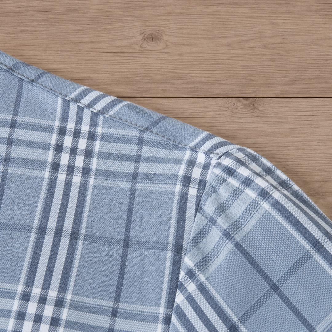Plaid Long-Sleeved Shirt