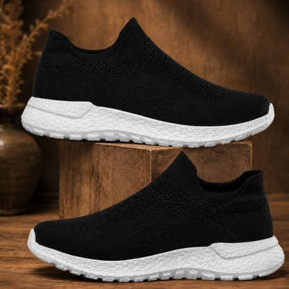 Cozy Knit Slip-Ons